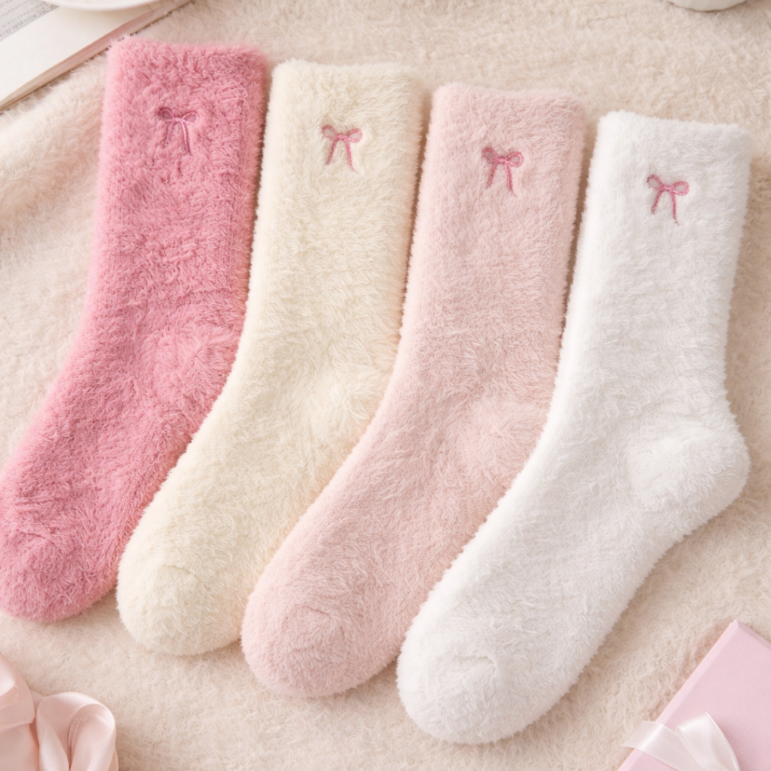 4 pares de Calcetines Media Caña