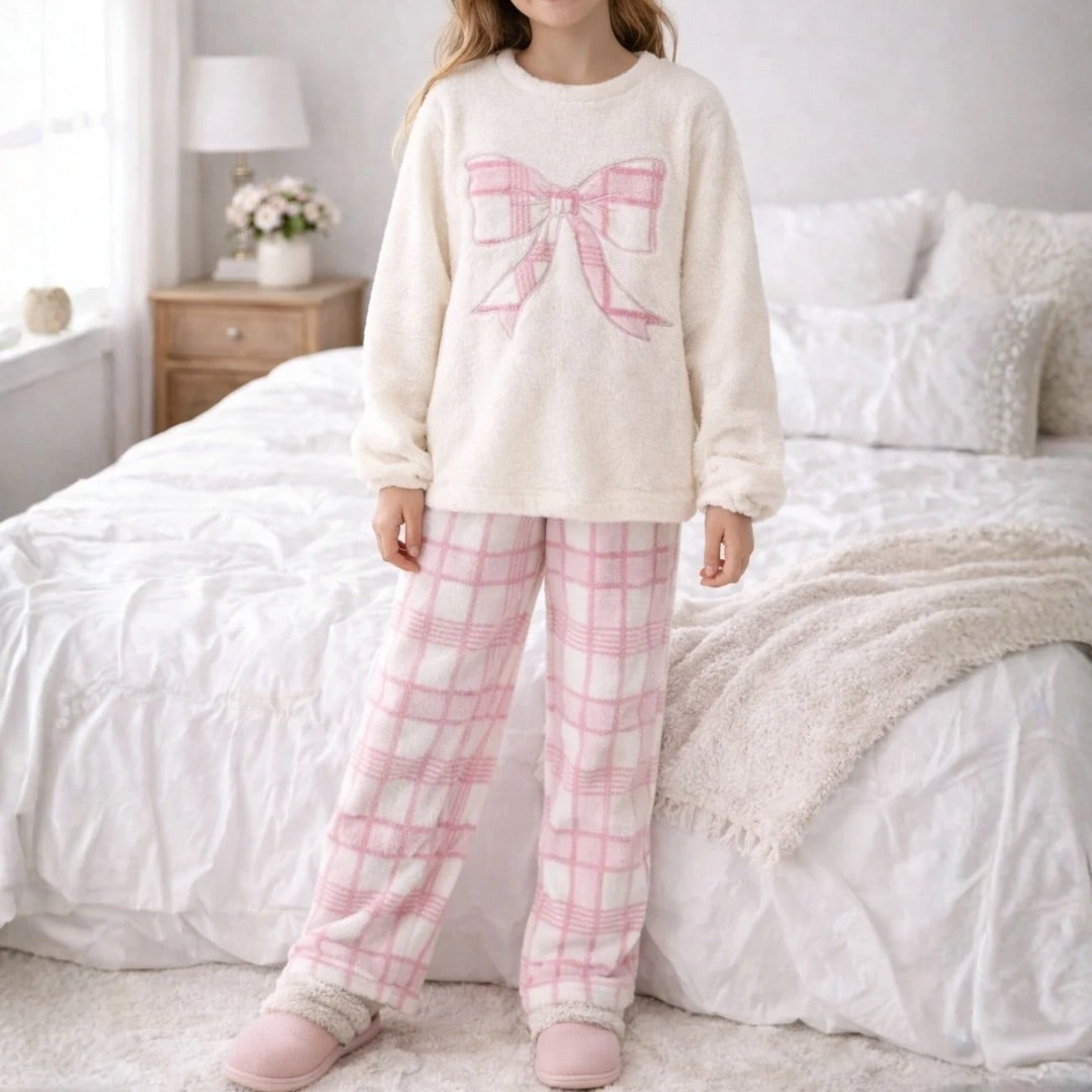 Pijama Niña Polar Sweet Bow